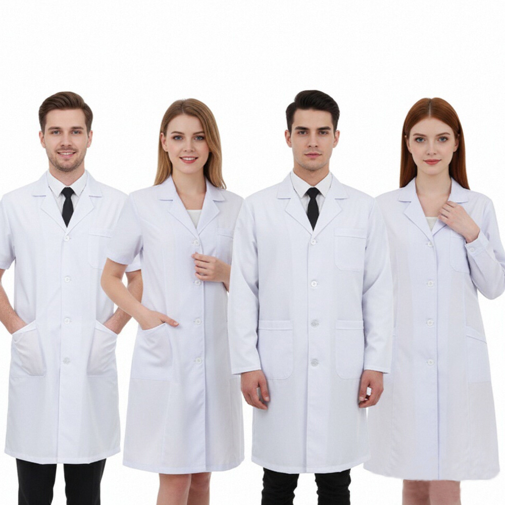 Medical Lab Research - Jas Putih Dokter Profesional, Jas Lab,