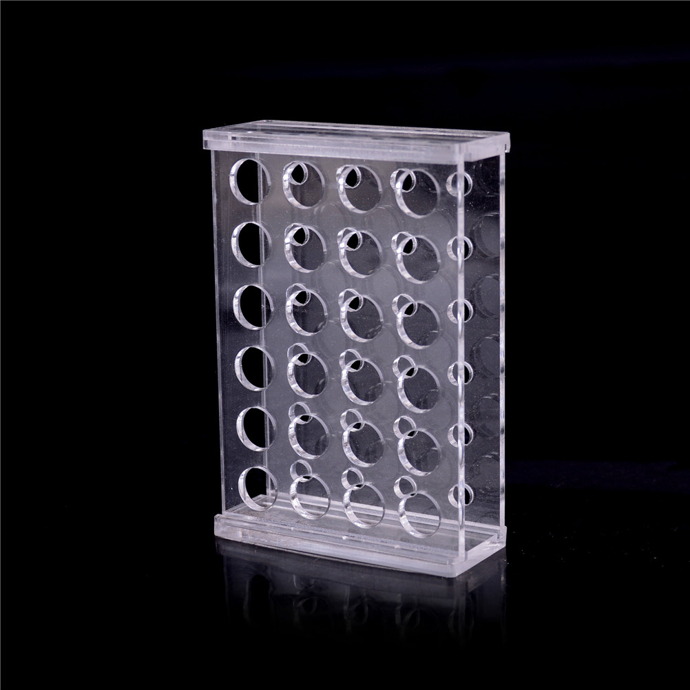 Centrifuge Tube Rack - 24 Lubang Rak Tabung Uji Plastik
