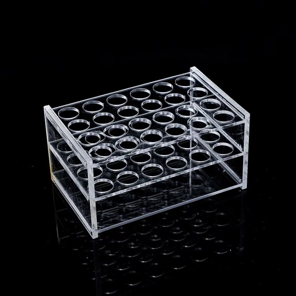Centrifuge Tube Rack - Rak Tabung Akrilik Baru Transparan 24