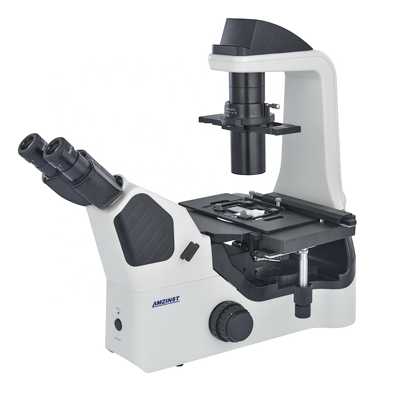 Medical Lab Research - Mikroskop Biologi Terbalik ABM-610T untuk Laboratorium