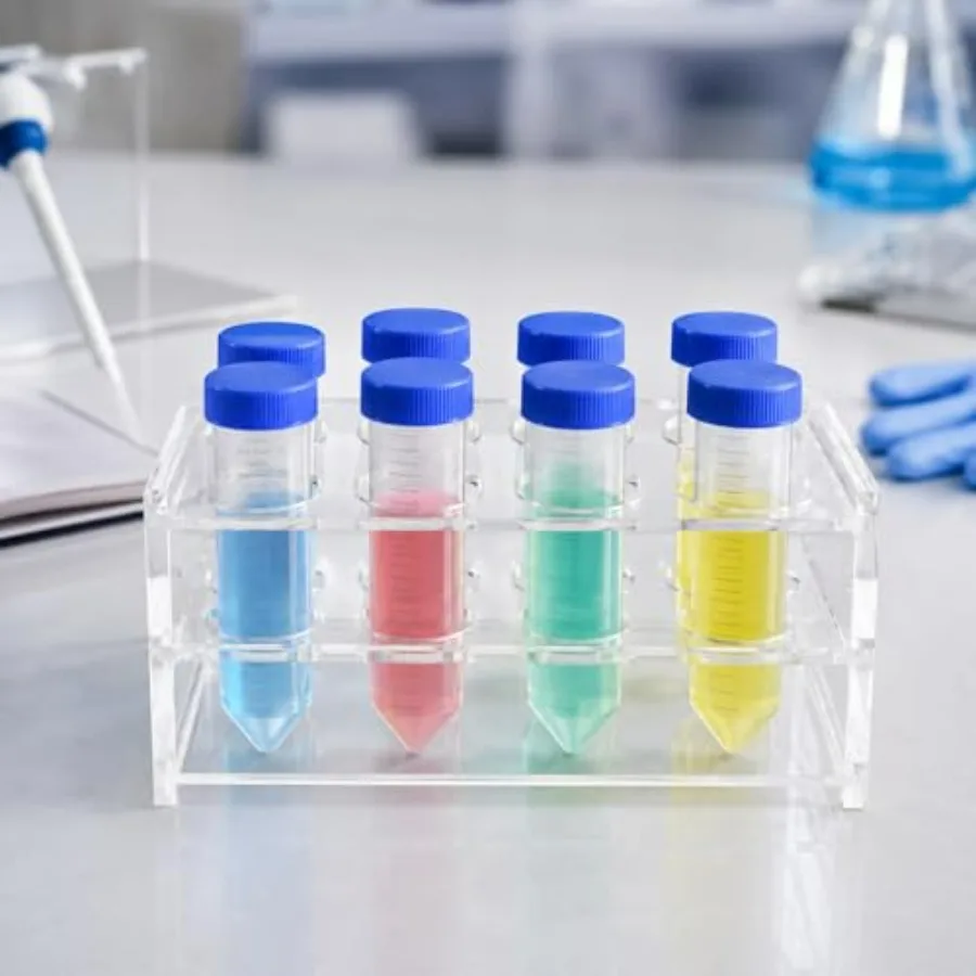 1 Buah Rak Tabung Akrilik 8 Lu - Centrifuge Tube Rack ulasan dan harga