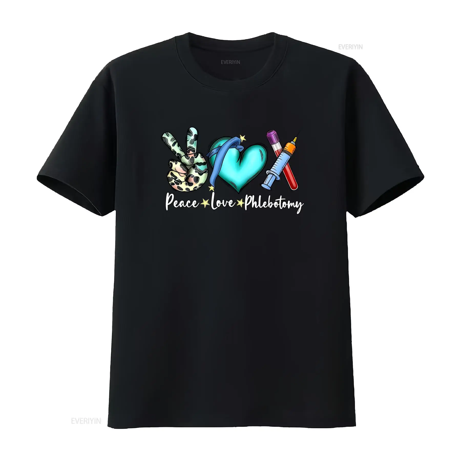 Kaos Peace Love Phlebotomy unt - Medical Laboratory Technologist ulasan dan harga