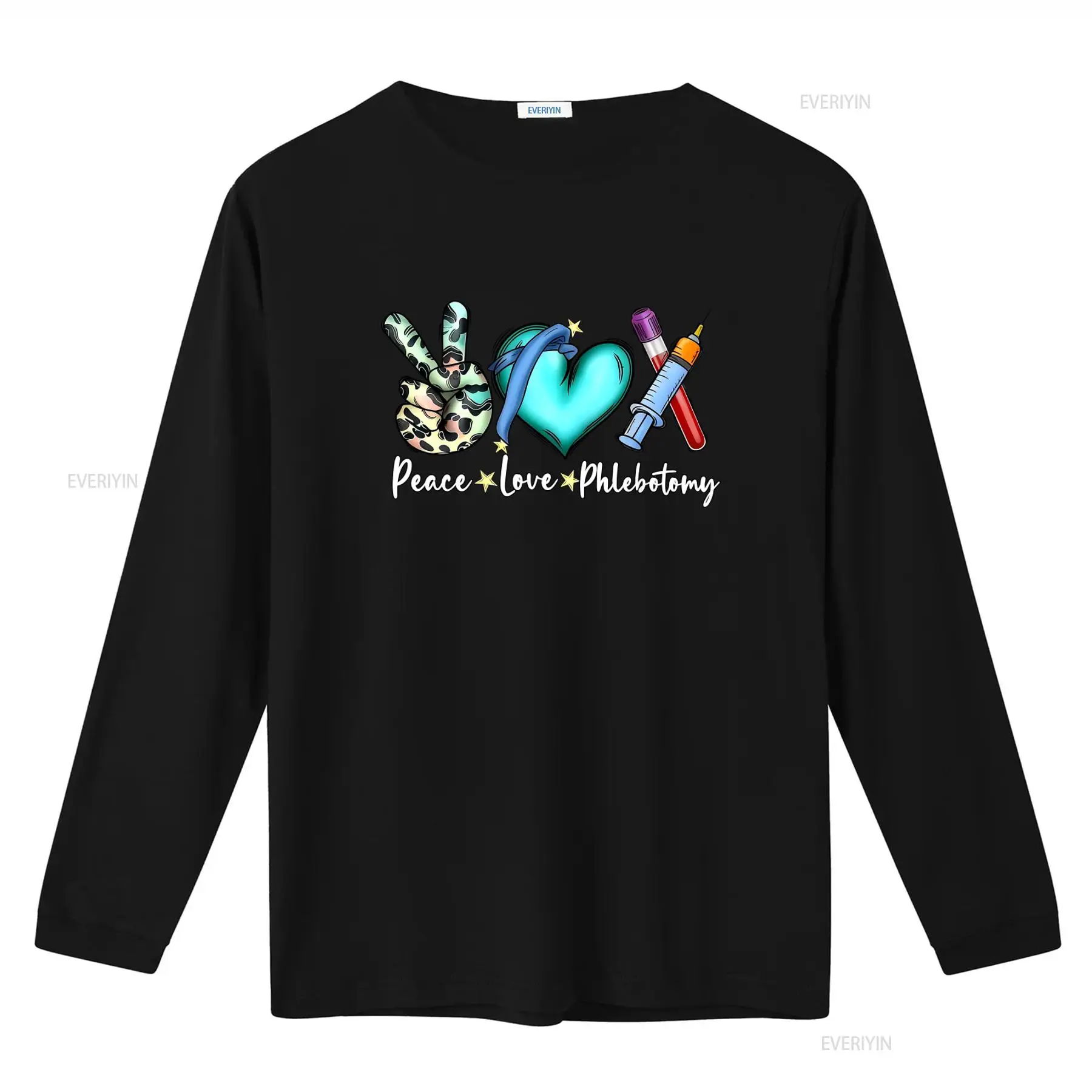 Kaos Peace Love Phlebotomy unt - Medical Laboratory Technologist ulasan dan harga