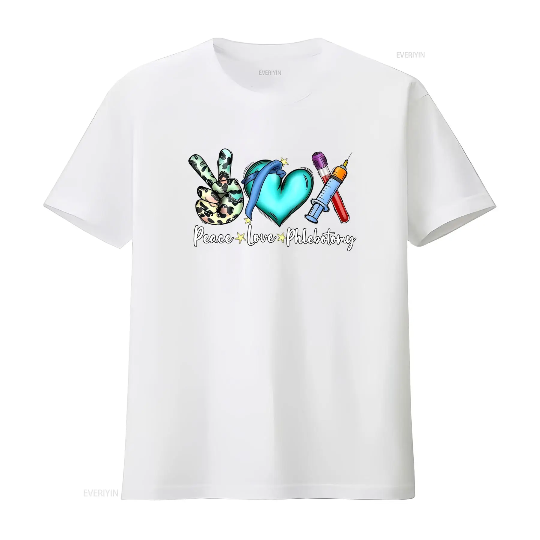 Kaos Peace Love Phlebotomy unt - Medical Laboratory Technologist ulasan dan harga