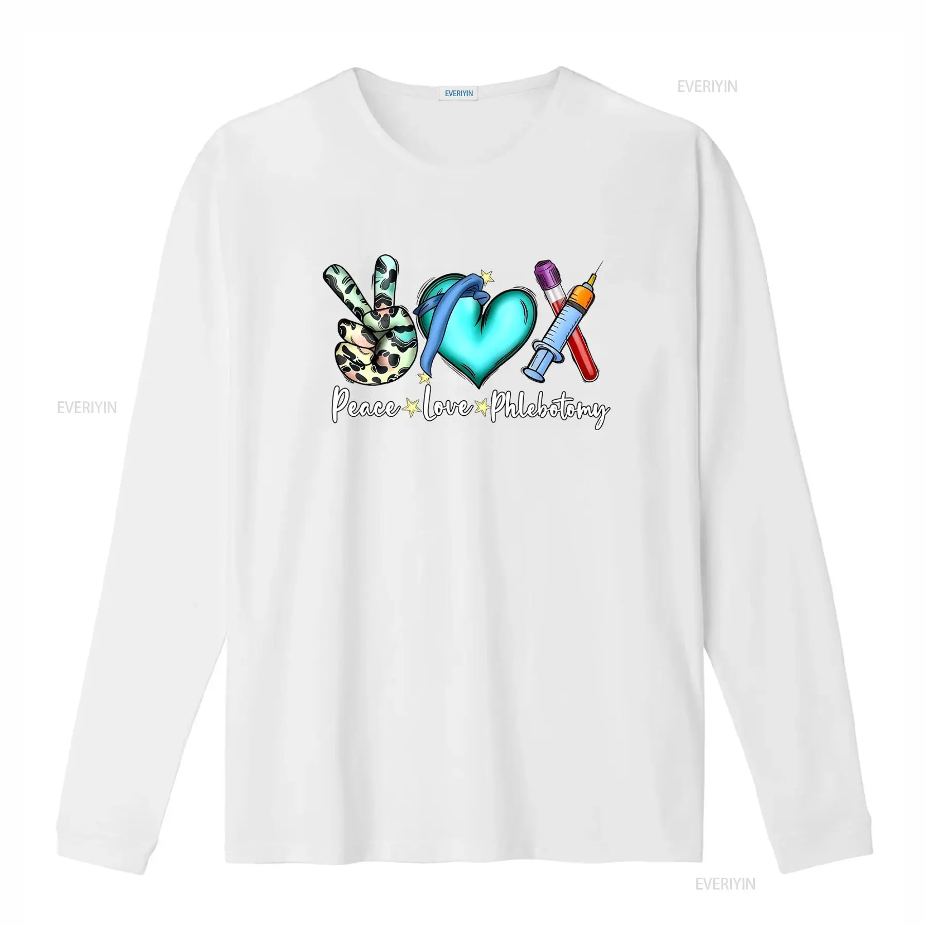 Kaos Peace Love Phlebotomy unt - Medical Laboratory Technologist ulasan dan harga