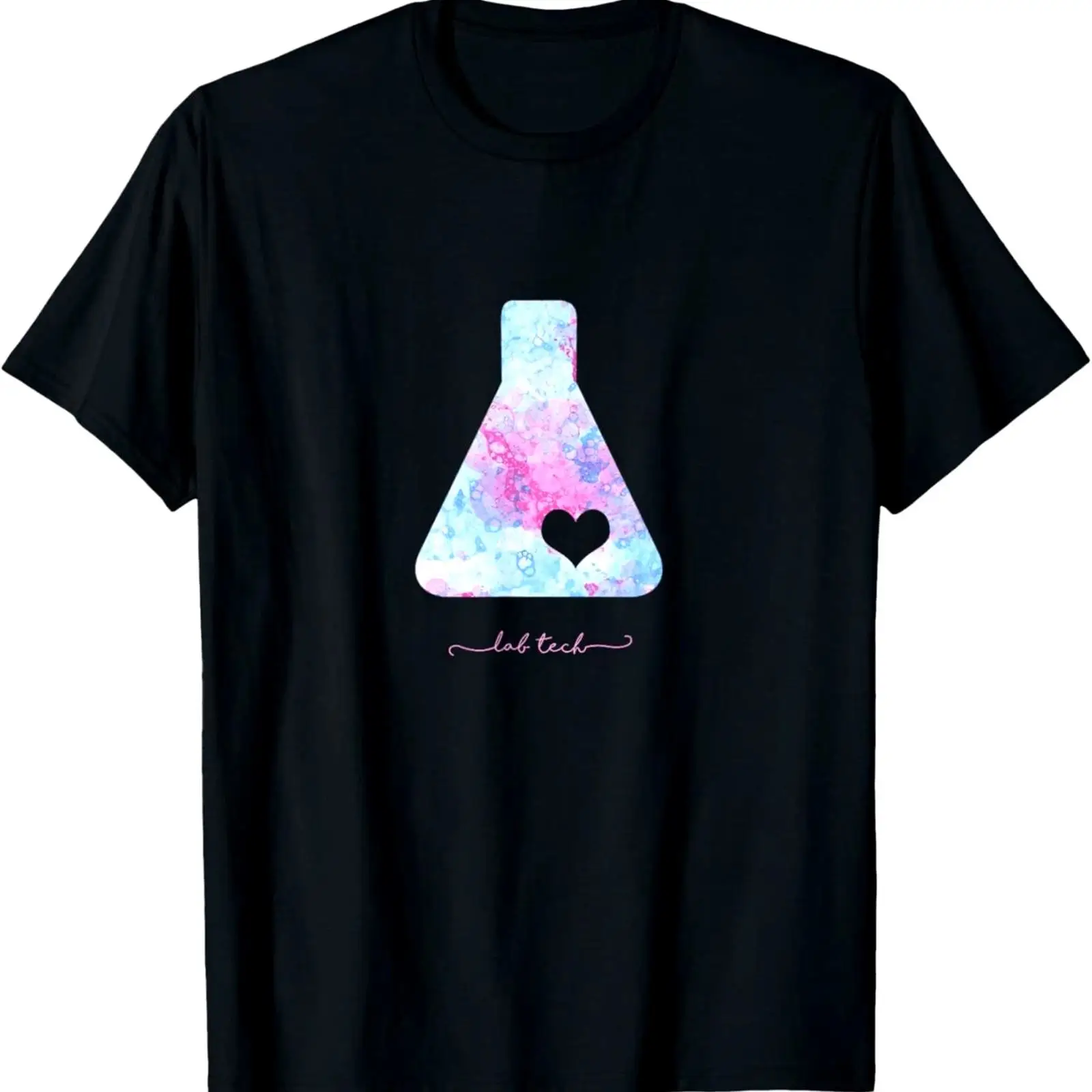 Kaos Beaker dengan Gambar Hati - Medical Lab Week ulasan dan harga